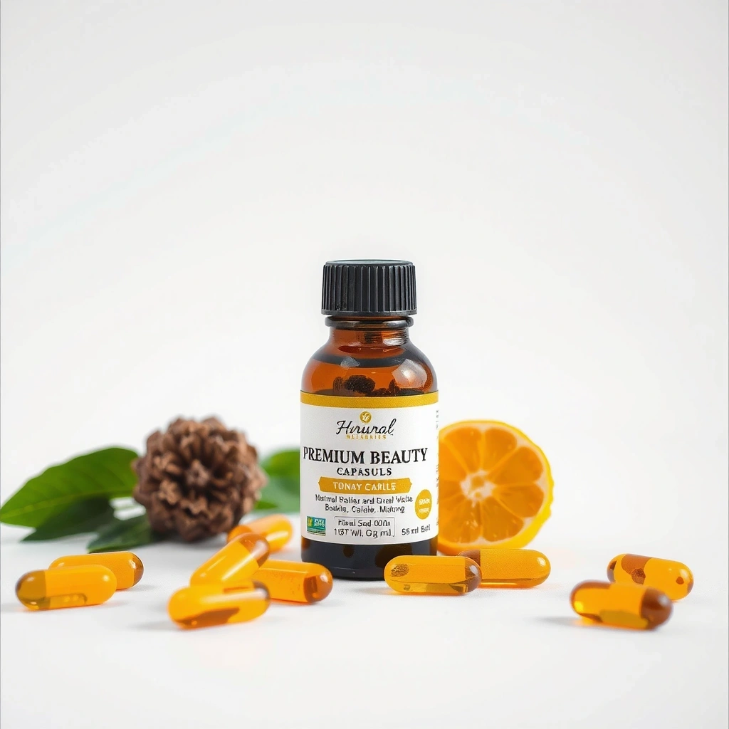 Wellness beauty supplement capsules